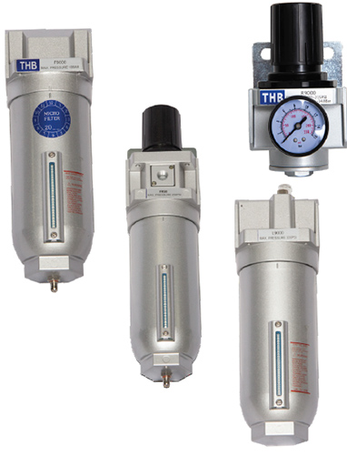 PneumaticPlus Air Filter Coalescing Pressure Regulator 1/4" NPT PPC3C-N02G R 